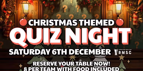CHRISTMAS QUIZ NIGHT