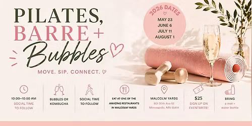 Pilates & Barre + Bubbles