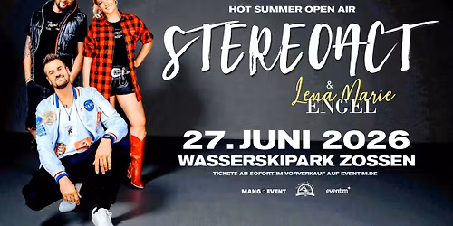 Stereoact \u2739 Hot Summer Open Air \u2739 Wasserskipark Zossen