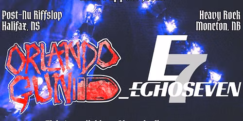 AF & The Black Moon (debut album release tour) - Orlando Gun & Echoseven