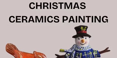 Christmas Ceramics Painting:  Christmas Pieces!