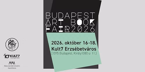 Budapest Art Book Fair 2026 | Megnyit\u00f3 \u00e9s k\u00f6nyvv\u00e1s\u00e1r