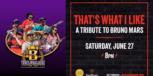 Live Music - That\u2019s What I Like (Bruno Mars Tribute) 
