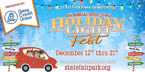 6th Annual Drive-Thru Holiday Light Fest