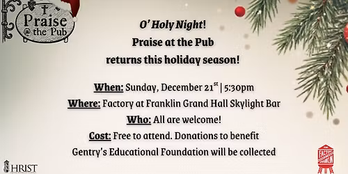 Christ UMC Christmas Praise at the Pub