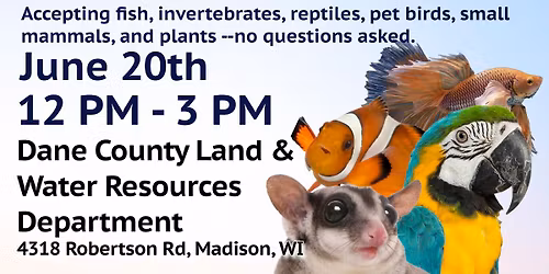 Exotic Pet Surrender Event - Madison