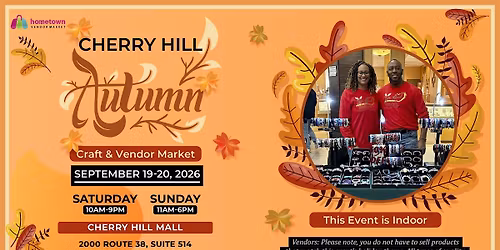 Cherry Hill Autumn Craft & Vendor Market