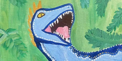 Family Painting Class: Dinosaur