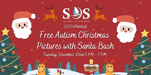 Free Autism (Sensory Friendly) Christmas Pictures with Santa Bash