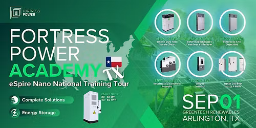 Fortress Power Academy: eSpire Nano National Training Tour