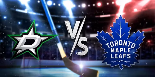 Toronto Maple Leafs at Dallas Stars at American Airlines Center - TX