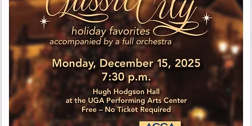 Classic City Community Chorus Presents \u201cChristmas in the Classic City\u201d