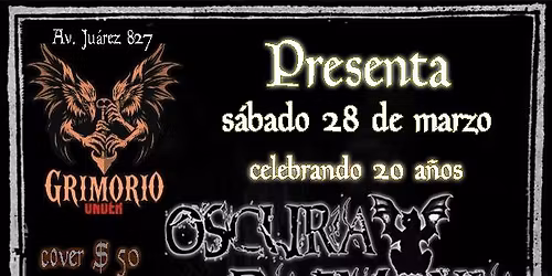 OSCURA DAEMONIA 20 ANVERSARIO