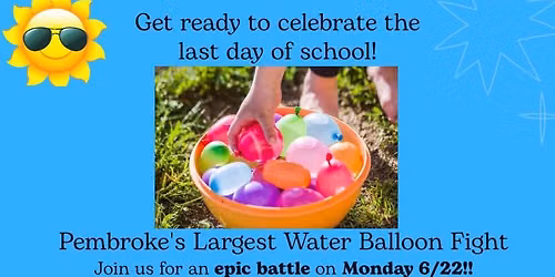 Pembroke\u2019s Largest Water Balloon Fight!