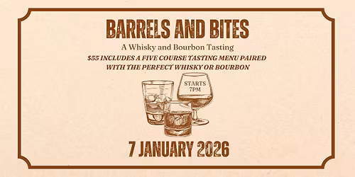 Barrels and Bites: A Whisky and Bourbon Tasting Event