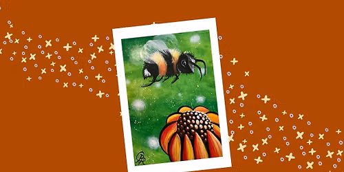 The National Waterfront Museum Family Paint Along - Bumble Bee