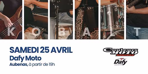 Concert KOBALT - Couleurs Moto Aubenas