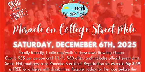 Miracle on College Street Mile & Miracle 3:59 Run\/Walk