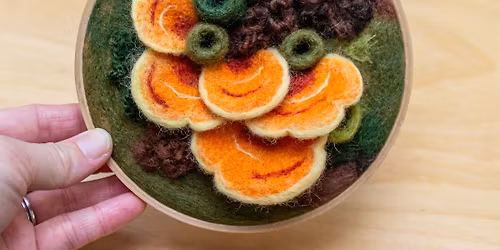 Needle Felting the Forest Floor Workshop