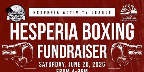 Hesperia Boxing Fundraiser