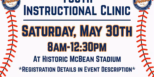 Youth Instructional Clinic - Saturday, May 30th