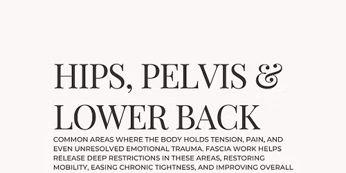BodyHeal - HIPS, PELVIS & LOWER BACK