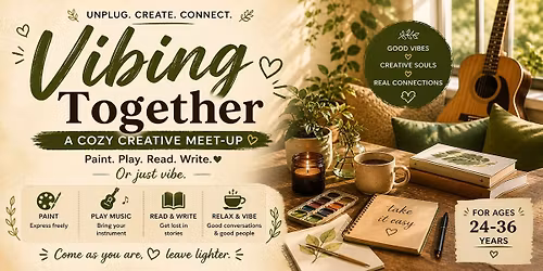 Vibing Together - Paint, Music, Book and Chill