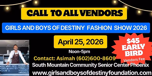 GIrls and Boys of Destiny Fashion Show 2026