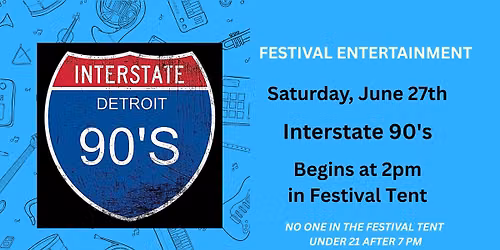 Festival Tent Entertainment - Interstate 90's