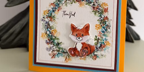 Watercolor card class Fall Theme