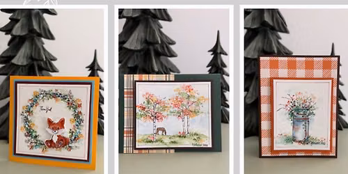 Watercolor card class Fall Theme