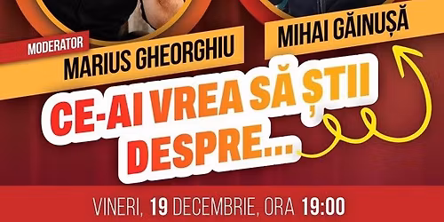 Un Talk-show Mihai G\u0103inu\u0219\u0103&Marius Gheorghiu by Celebru \u0219i P\u0103rinte
