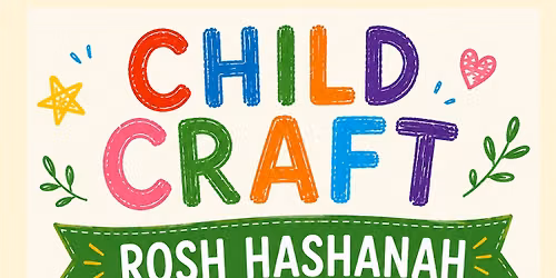 Rosh Hashanah child craft at Higham Hill library