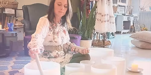 Crystal Singing Bowls Sound Bath