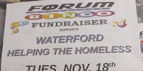 Forum Bingo night for Waterford Helping the Homeless