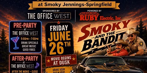 \ud83c\udf7fMovies Under The Stars with Smoky Jennings Springfield\ud83c\udf7f