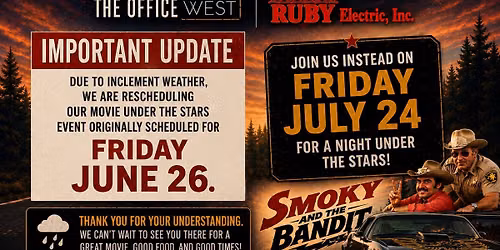 \ud83c\udf7fMovies Under The Stars with Smoky Jennings Springfield\ud83c\udf7f