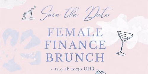 Save the date - Female Finance Brunch