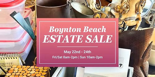 Boynton Beach Estate Sale | Coastal D\u00e9cor, Lots of Plants & Vintage Pieces