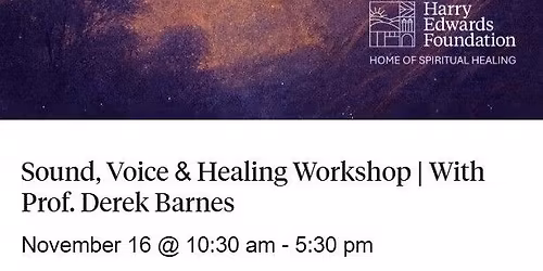 Sound, Voice and Healing Workshop   