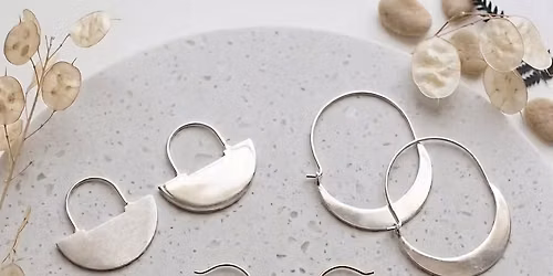 Beginner Silversmithing: Geometric Hoops - 1 Day Class