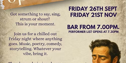Blackfriars Open Mike Night 