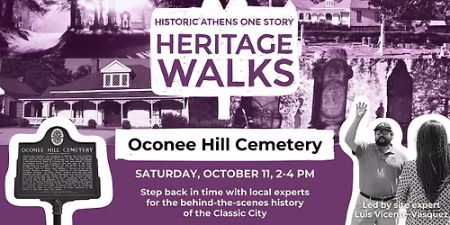 Heritage Walk: Oconee Hill Cemetery (Oct 11)