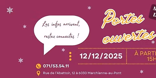 Portes ouvertes - March\u00e9 de No\u00ebl