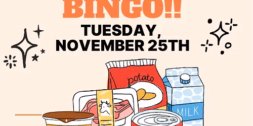Food Drive Bingo