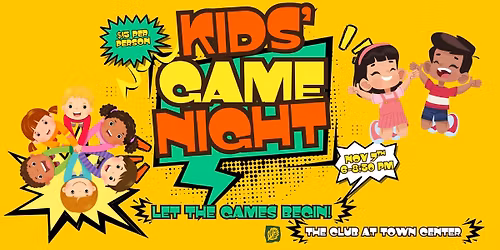 \ud83c\udfae Kids' Game Night \ud83c\udf89