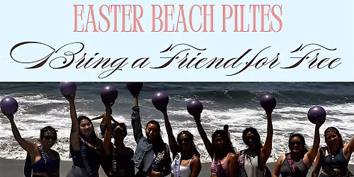 Easter Beach Pilates Being a Friend for Free