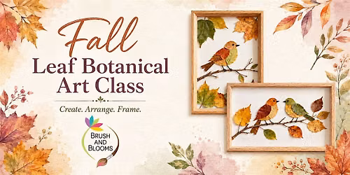 Fall Leaf Botanical Art Class
