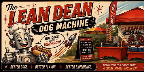 ✂️ The Lean Dean Dog Machine Ribbon Cutting! 🌭🚀