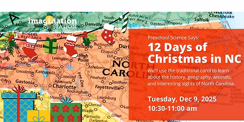 Preschool Science Says: 12 Days of Christmas in NC
